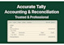 do bookkeeping, bank reconciliation, and tally accounting in excel